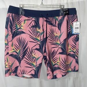 Valor Hybrid Shorts Mens Size XL New with Tag Pink Hawaiian Diamond